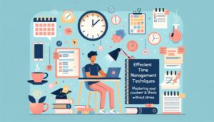 Effiziente Zeitmanagement Techniken für Studierende: So meistern Sie Ihre Studien und Masterarbeit stressfrei.